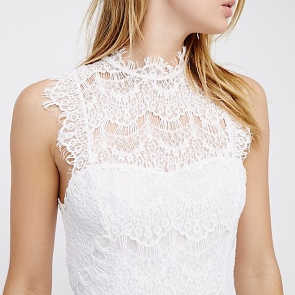 Free People Daydream Lace Slip Dress - Picture 2 of 8